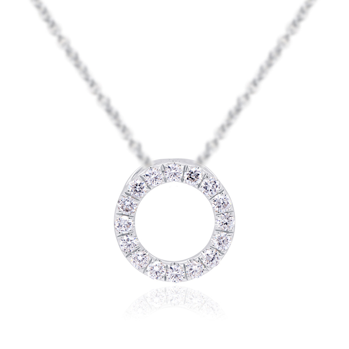 0.3ct Total Lab Diamond Circle Of Life Pendant